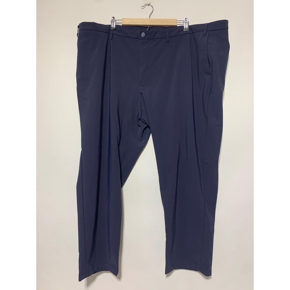 Proper Cloth Men Size 50 Milano Navy Performance Knit Derrick Golf Pants